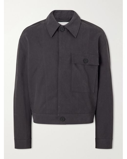 Studio Nicholson Blue Drey Cotton-Twill Jacket for men