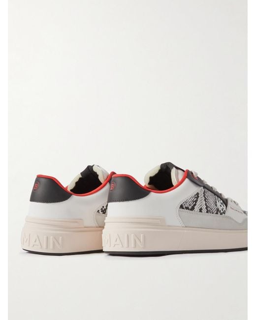 Balmain suede deals sneakers