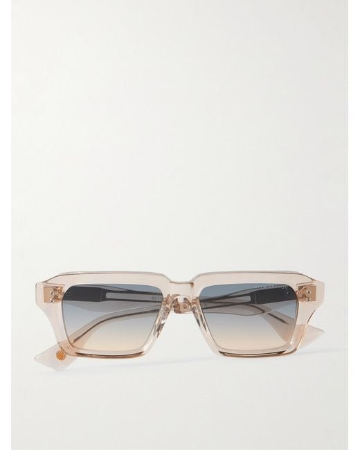 Dita Eyewear Brown Grandmaster-Nine Square-Frame Acetate Suglasses for men