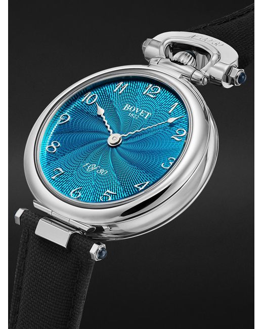 Bovet Black Monsieur Limited Edition Hand-wound Titanium Watch for men