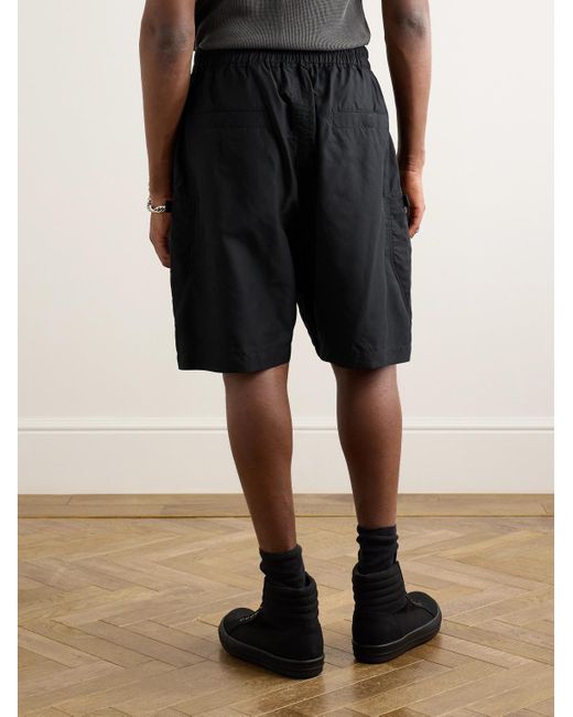 Shorts A Gamba Dritta di Rick Owens in Black da Uomo