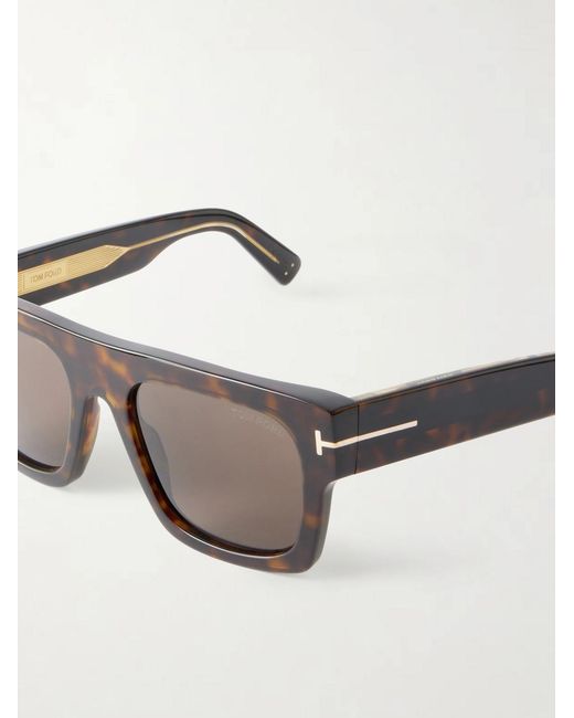 Tom Ford Multicolor Square-Frame Acetate Sunglasses for men