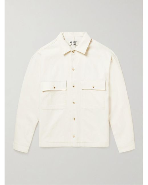 Merely Made Natural Linen And Cotton-Blend Canvas Jacket for men