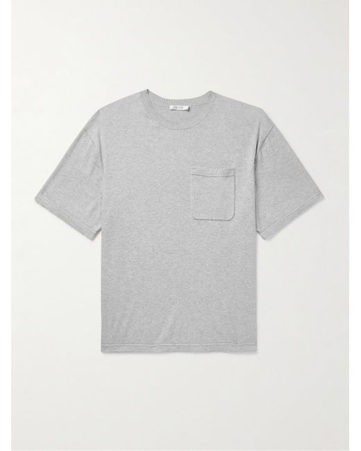 The Row Gray Paddy Brushed Cotton-jersey T-shirt for men