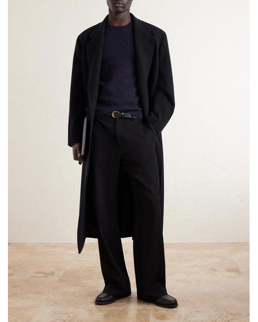 Dries Van Noten Blue Brushed Sweater for men