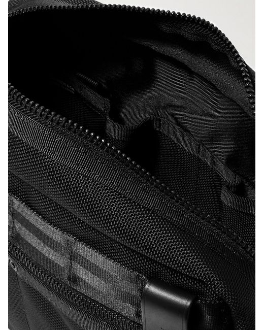 Porter-Yoshida and Co Black Heat Rubber-trimmed Nylon Messenger Bag for men