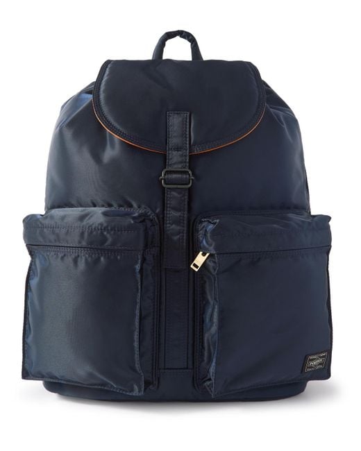 Porter-Yoshida and Co Blue Tanker Nylon-twill Backpack for men