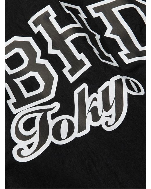 Neighborhood Black Logo-print Sheltech Sweatshirt for men