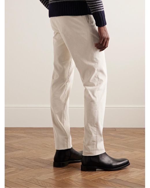 Loro Piana Natural Straight-leg Cotton-corduroy Trousers for men