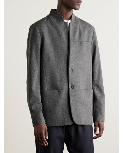 Sease Gray Ellen 2.0 Unstructured Wish Virgin Wool And Cashmere-Blend Felt Blazer for men