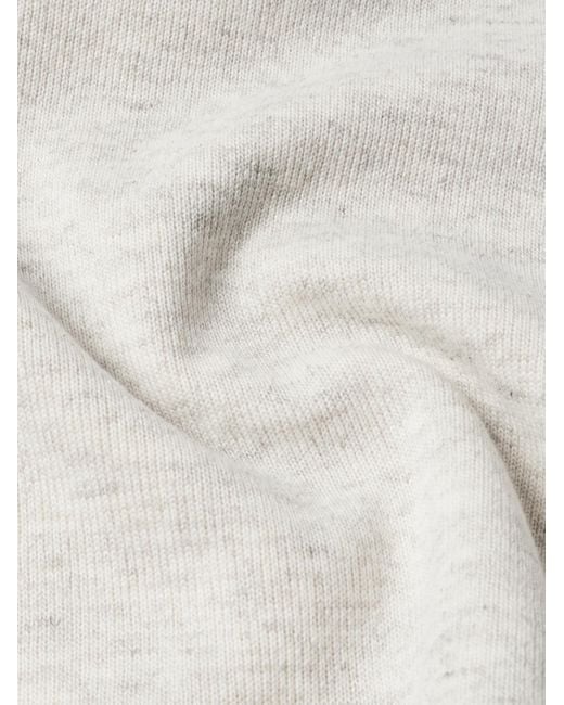 Tom Ford White Ribbed Cotton-blend Polo Shirt for men