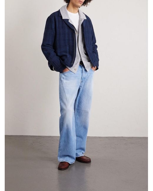 Giacca di Folk in Blue da Uomo