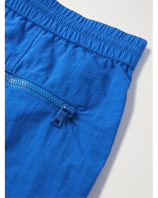 Alex Mill Blue Straight-Leg Nylon Shorts for men