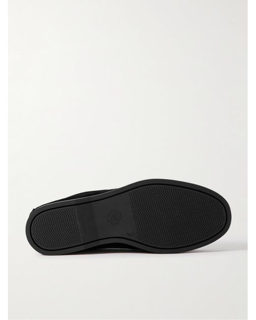 Saman Amel City Moc Bootsschuhe aus Veloursleder in Black für Herren