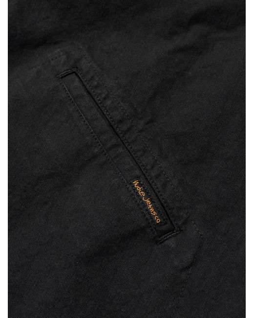 Nudie Jeans Black Blake Cotton-Canvas Jacket for men
