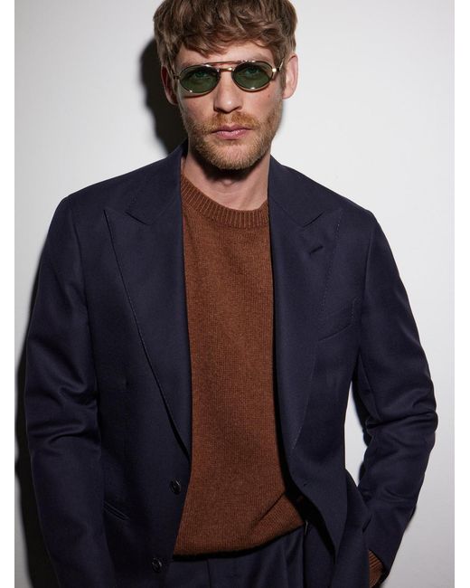 Cutler & Gross Green 1427 Round-Frame-Tone Sunglasses for men