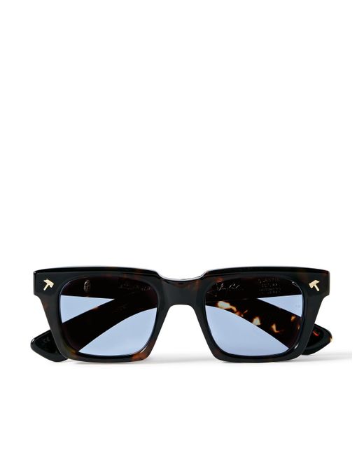 Jacques Marie Mage Black Quentin Square-frame Tortoiseshell Acetate And Gold-tone Sunglasses for men