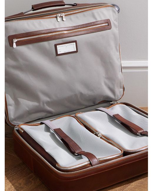 Trolley Da Cabina di Brunello Cucinelli in Brown da Uomo