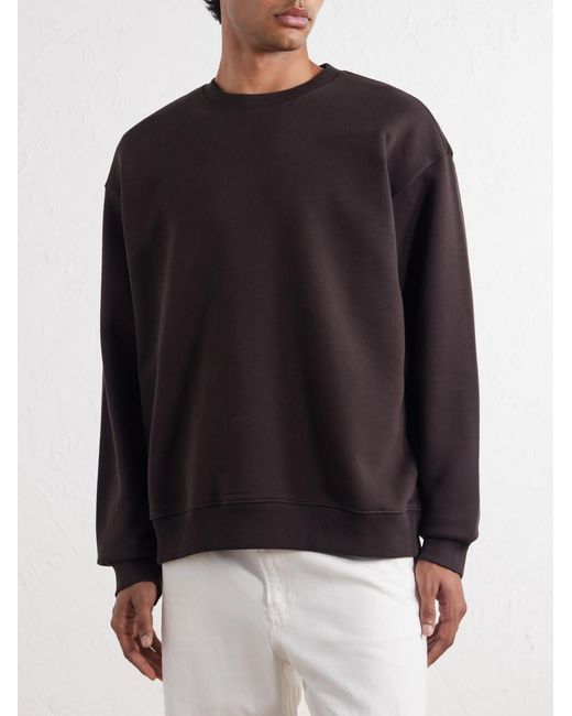 NN07 Black David 3014 Organic Cotton-Jersey Sweatshirt for men