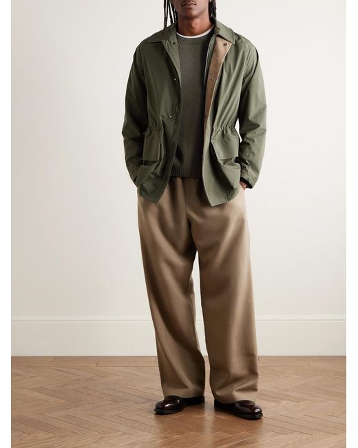 N.Peal Cashmere Green Stanley Tucci Cashmere Organic Sweater for men