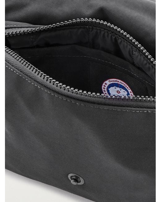 Canada Goose Black Logo-Appliquéd Shell Belt Bag for men