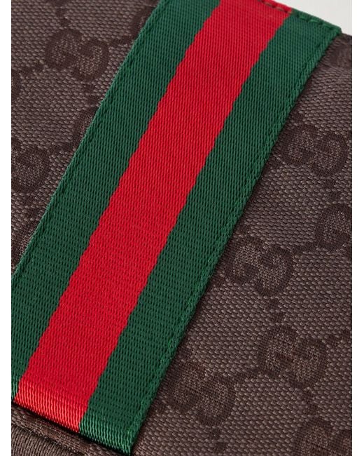 Gucci White Lunetta GG Sumpreme-jacquard Webbing-trimmed Canvas Tote Bag for men