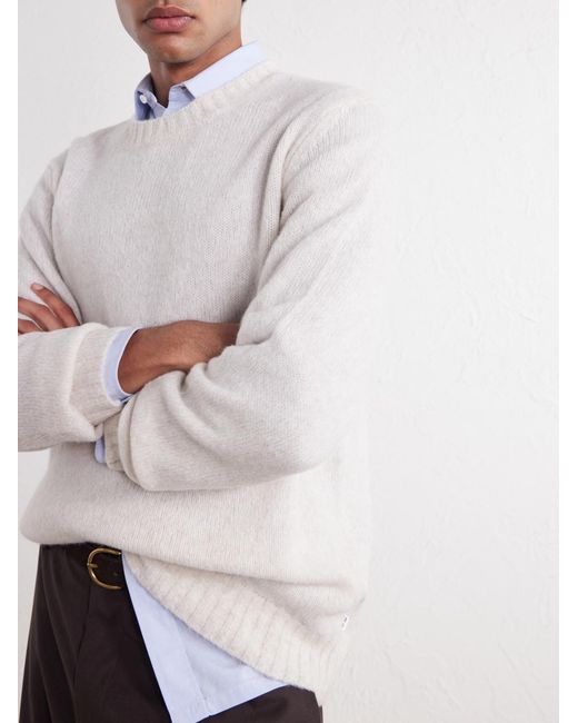 NN07 Natural Lee 6598 Merino Wool-Blend Sweater for men