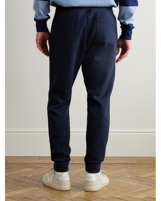 Polo Ralph Lauren Blue Slim-Fit Tapered Jersey Sweatpants for men