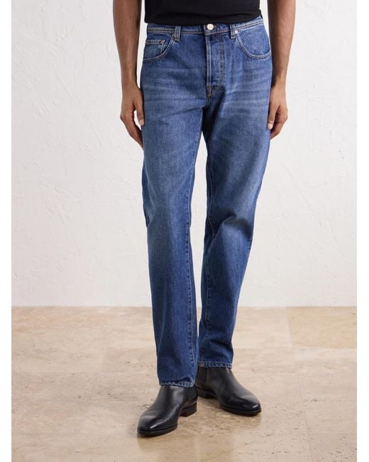 Slowear Blue Straight-leg Jeans for men