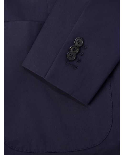 Slowear Blue Cotton-blend Suit Jacket for men