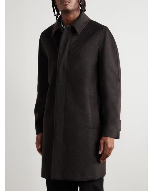 Car Coat di Burberry in Black da Uomo