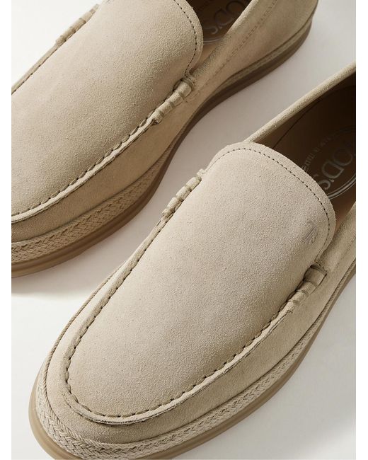 Tod's Natural Suede Espadrilles for men