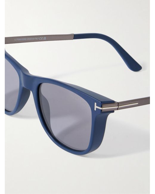 Tom Ford Blue Sinatra Square-Frame Acetate Sunglasses for men