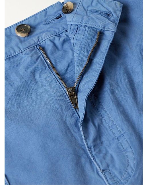 Pantaloni cargo a gamba affusolata in cotone di Loewe in Blue da Uomo