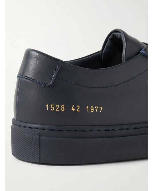 Common Projects Blue Original Achilles Leather Sneakers for men
