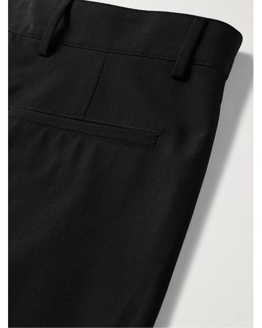 Acne Black Pilos Slim-fit Straight-leg Crepe Trousers for men