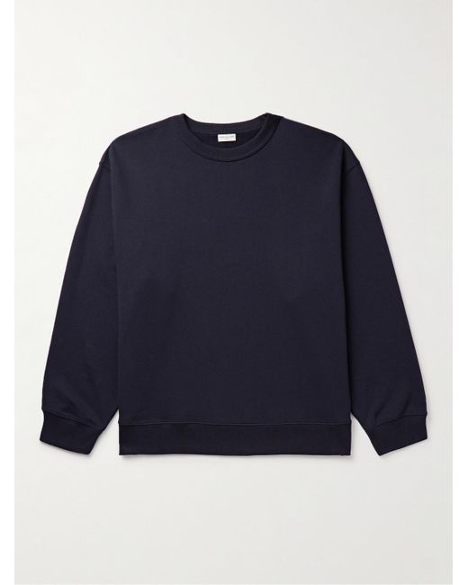Dries Van Noten Oversized Cotton-jersey Sweatshirt in Blue for Men | Lyst UK