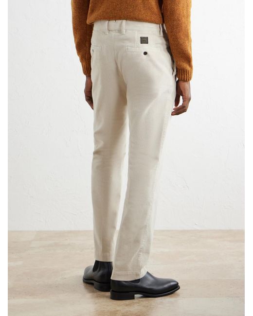 Slowear Natural Straight-Leg Cotton-Blend Corduroy Trousers for men