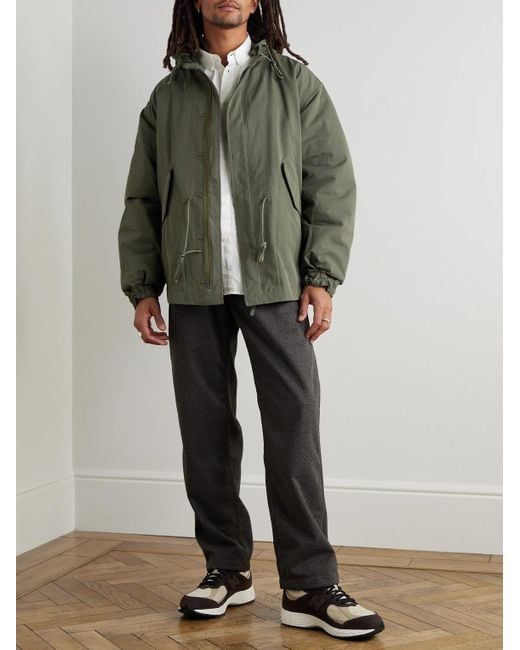 Folk Anniversary Hemd aus bestickter Baumwollgaze mit Button-Down-Kragen in White für Herren