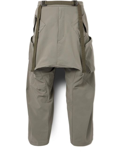 Acronym Gray P30a Wide-leg Schoeller® 3xdry® Dryskintm Cargo Trousers for men