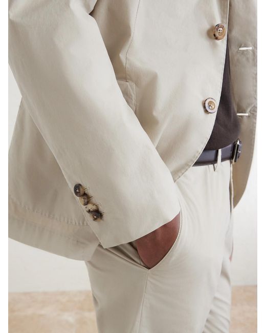 Boglioli Natural Kei Cotton-Blend Suit Jacket for men