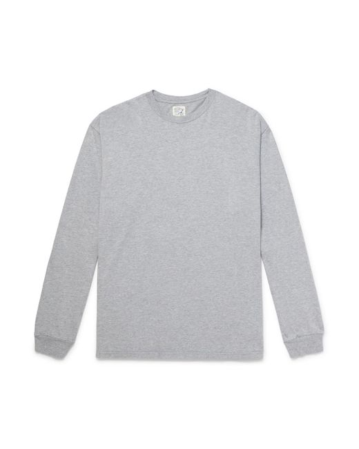 Orslow Gray Cotton-Blend Jersey T-Shirt for men