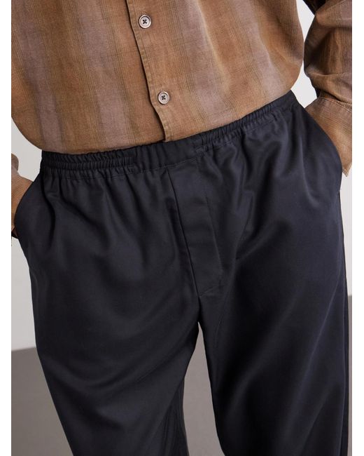 A Kind Of Guise Blue Banasa Straight-leg Lyocell Trousers for men