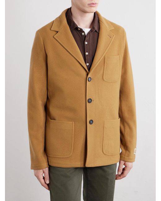 Massimo Alba Natural Baglietto Virgin Wool Overshirt for men