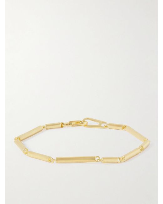 Miansai Natural Shine Gold Vermeil Bracelet for men