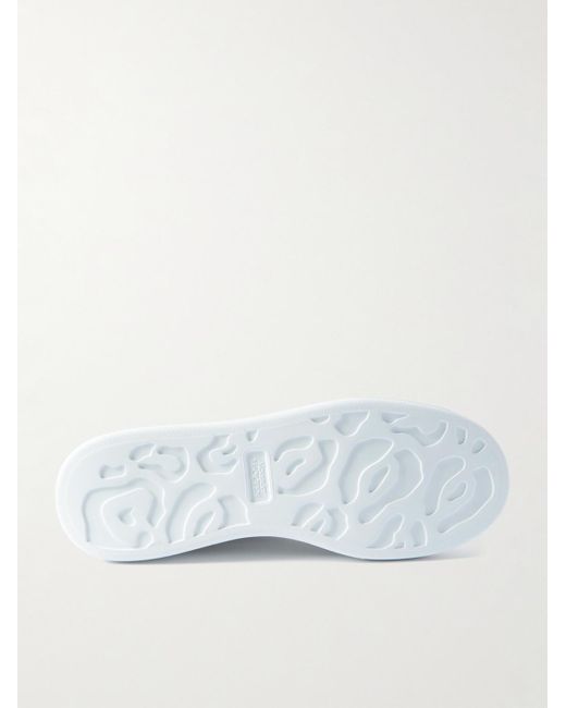 Sneakers in pelle con suola oversize di Alexander McQueen in White da Uomo