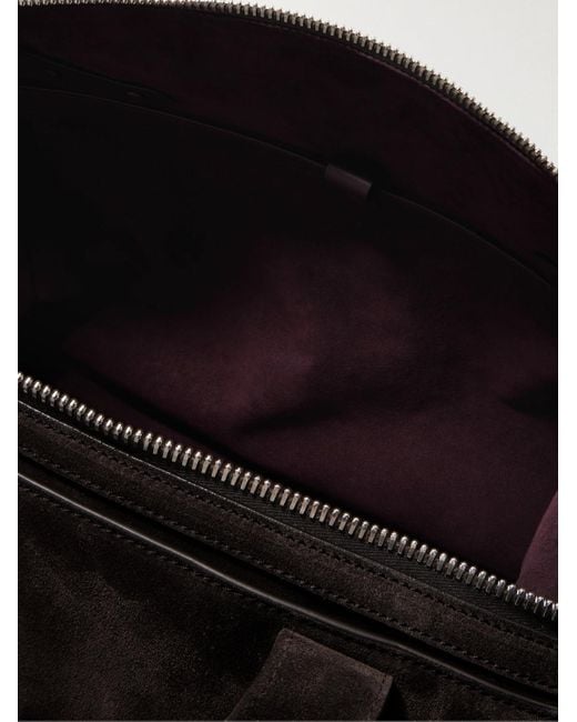 Metier Black Nomad All Day Suede Holdall for men
