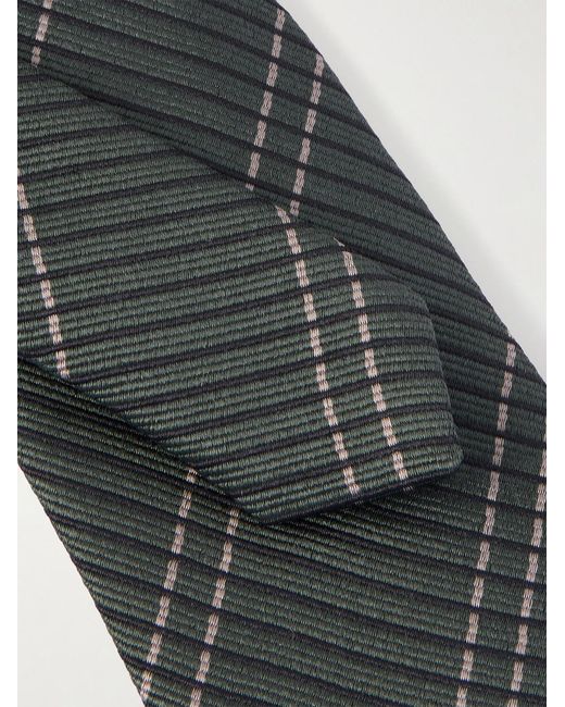 Mr P. Green 8Cm Checked Silk-Twill Tie for men