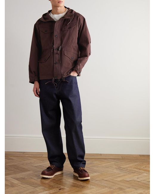 FRIZMWORKS Red French M47 Cotton And Nylon-Blend Parka for men