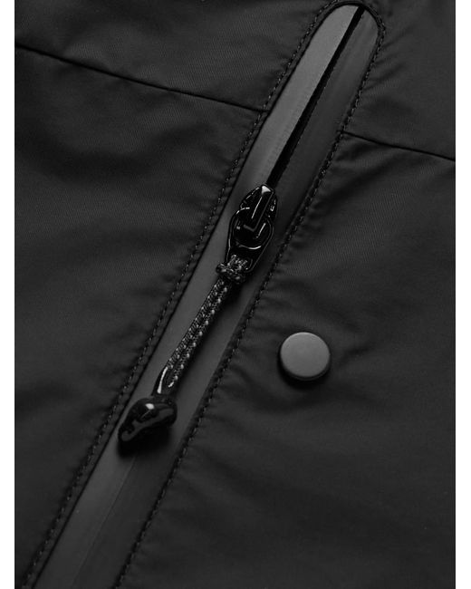 Moncler Black Junichi Logo-appliquéd Shell Hooded Jacket for men